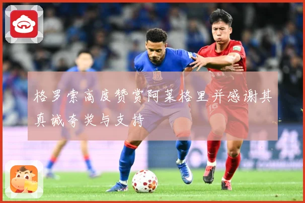 格罗索高度赞赏阿莱格里并感谢其真诚夸奖与支持